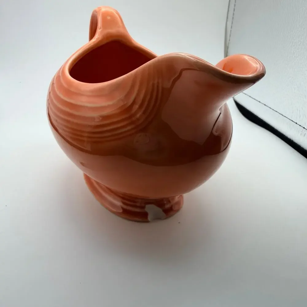 Homer Laughlin Fiesta Fiestaware Orange Gravy Boat Dish